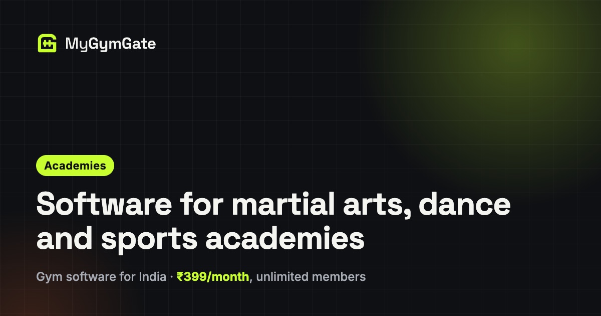 Academy Management Software for Martial Arts, Dance and Sports